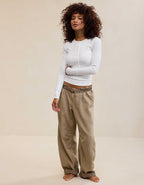 Aerie Essential Henley Layering T-Shirt