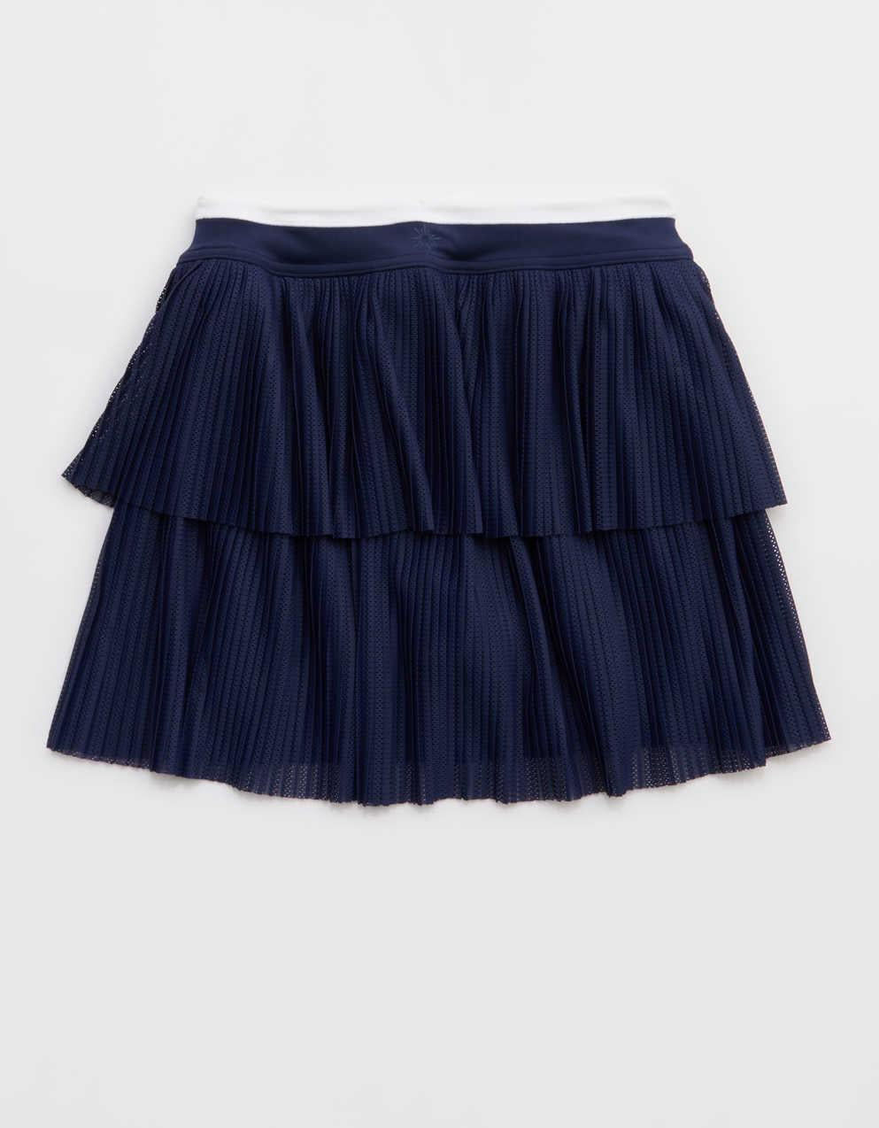 OFFLINE By Aerie Real Me Pleated Mesh Skort