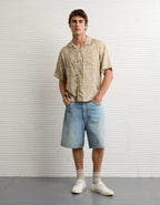 AE Relaxed Fit Short-Sleeve Camp Collar Shirt