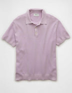 AE Weekend Washed Sweater Polo Shirt