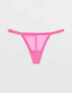 SMOOTHEZ Sheer Stripe Thong Underwear