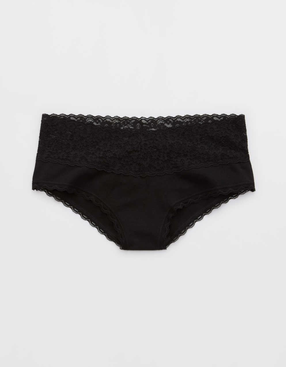 Superchill Vintage Lace Cotton Cheeky Underwear