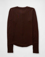 AE Long Sleeve Henley T-Shirt