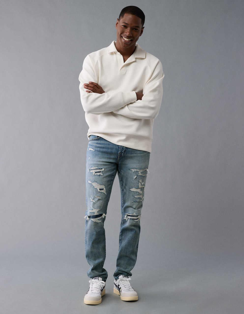 AE AirFlex+ Patched Athletic Skinny Jean