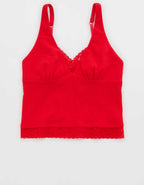 Superchill Cotton Rib Vintage Lace Tank Top