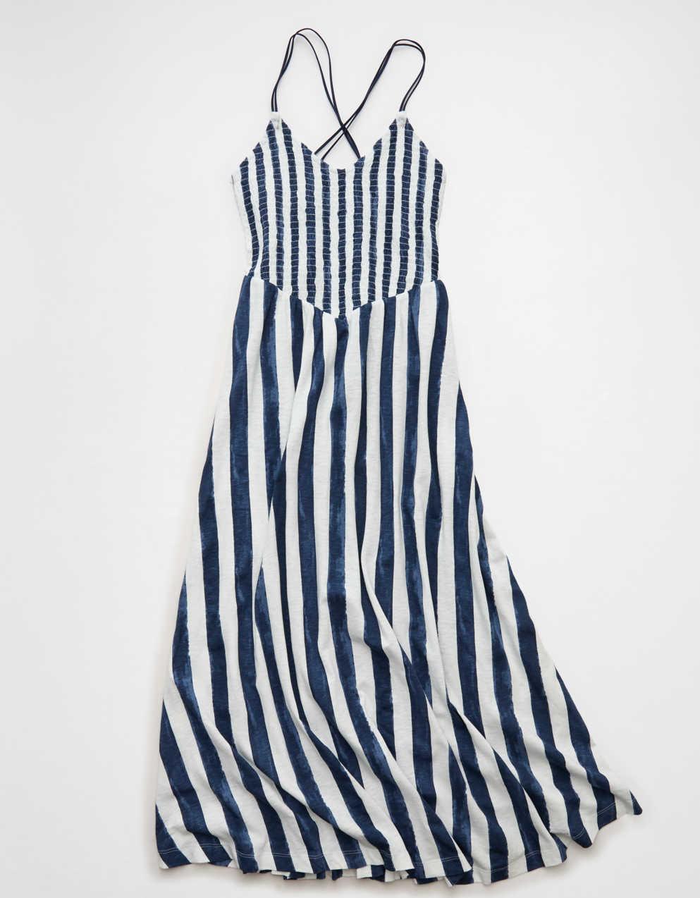 AE Sunchaser Smocked Maxi Dress