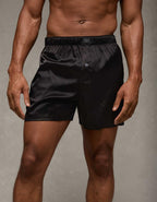 AEO Men's Solid Satin Pocket Boxer Short