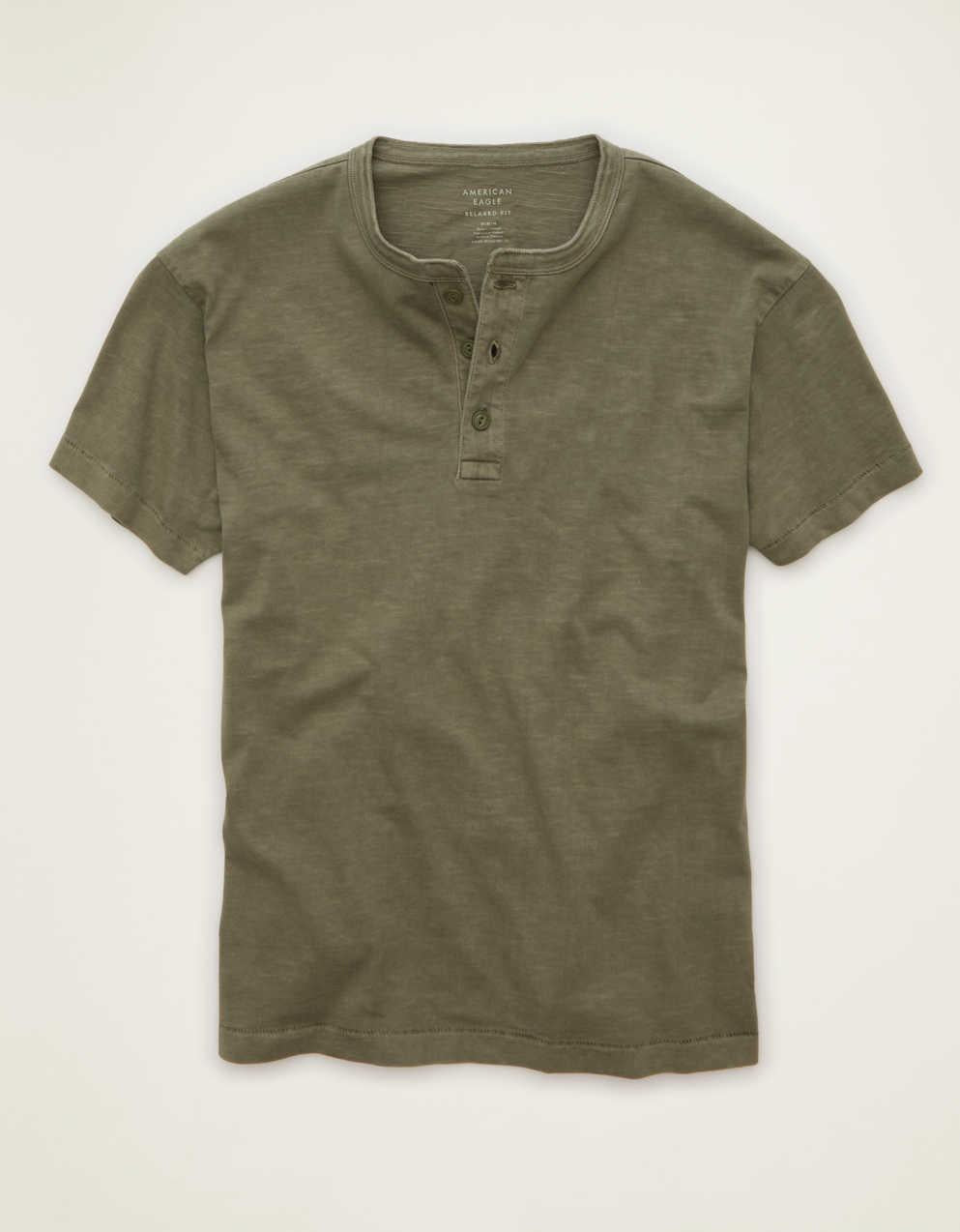 AE Vintage Relaxed Fit Henley T-Shirt