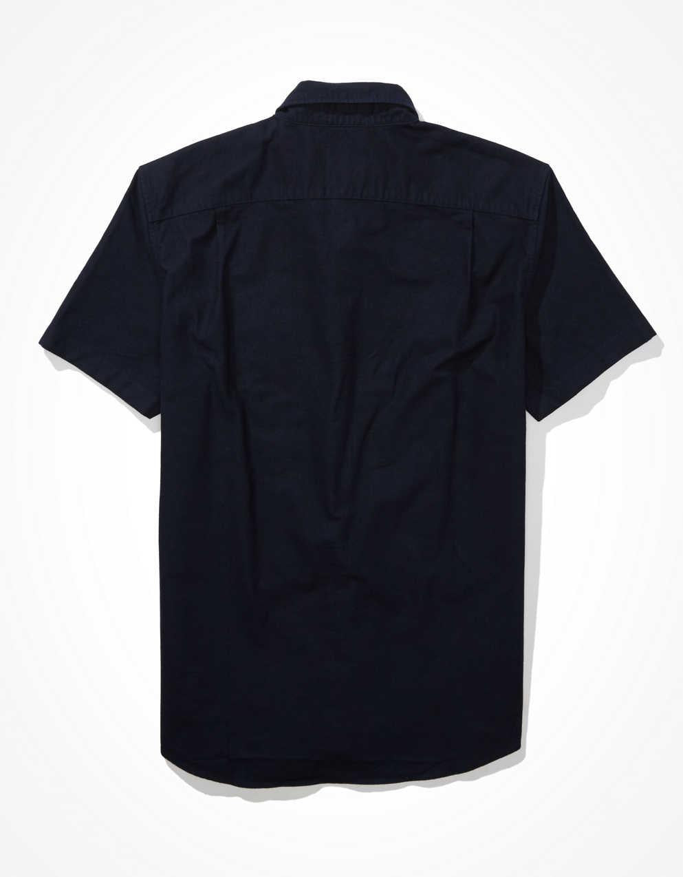 AE Oxford Short-Sleeve Button-Up Shirt
