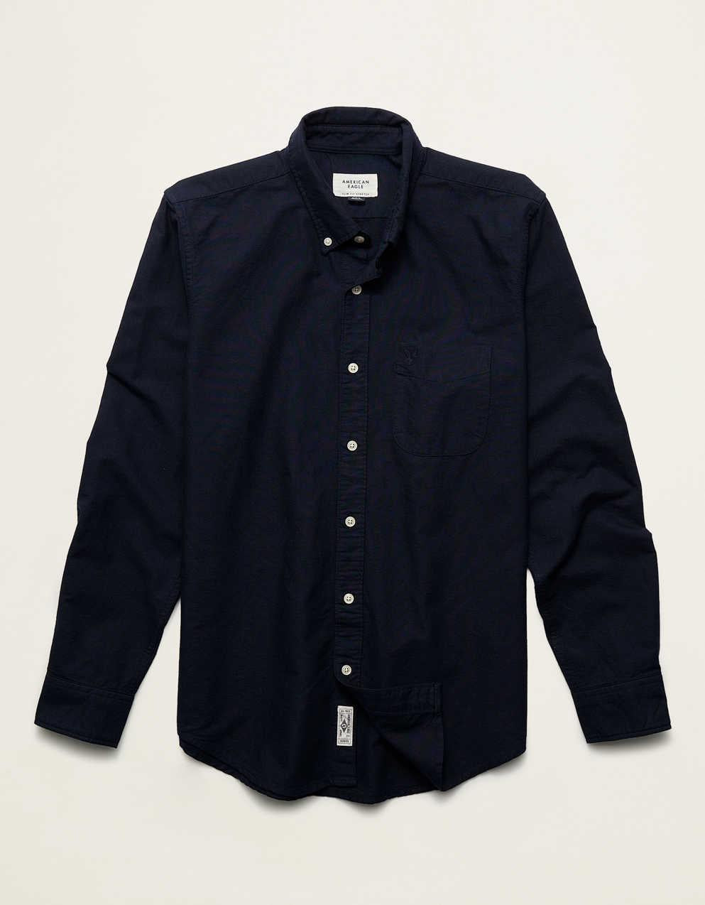 AE Everyday Slim Oxford Button-Up Shirt