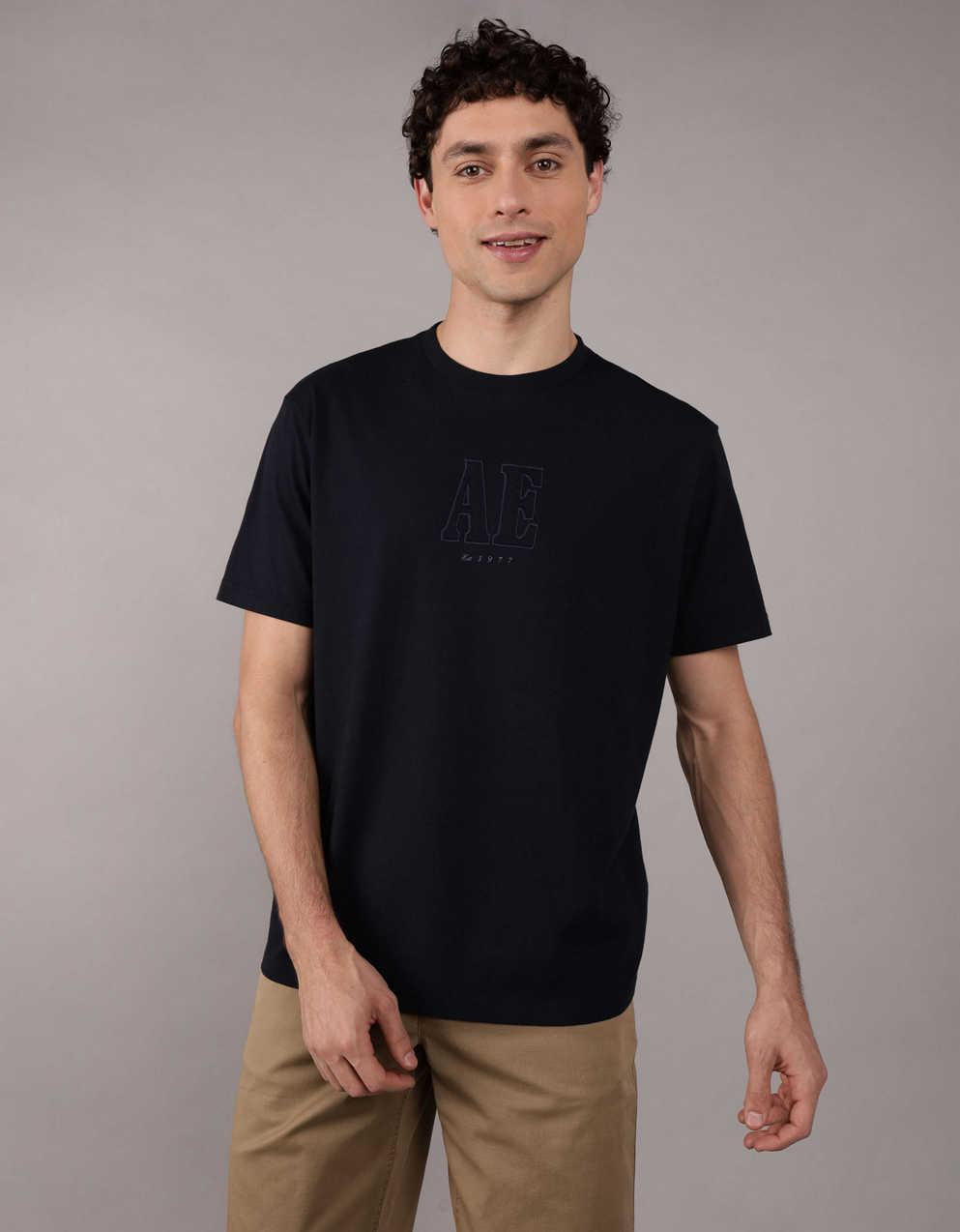 AE Standard Fit Logo Graphic T-Shirt