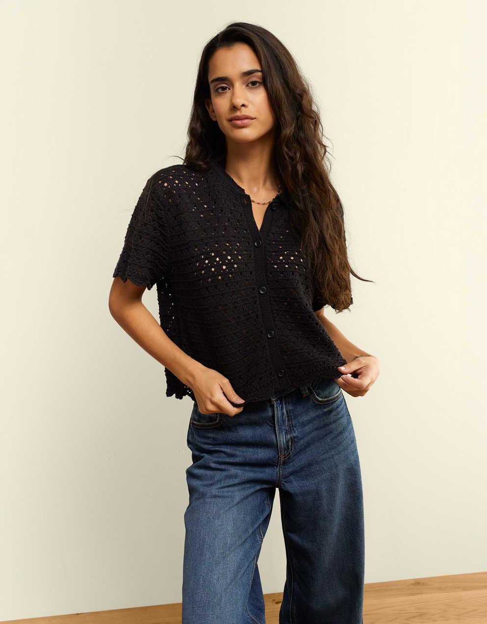 AE Button-Up Sweater Polo