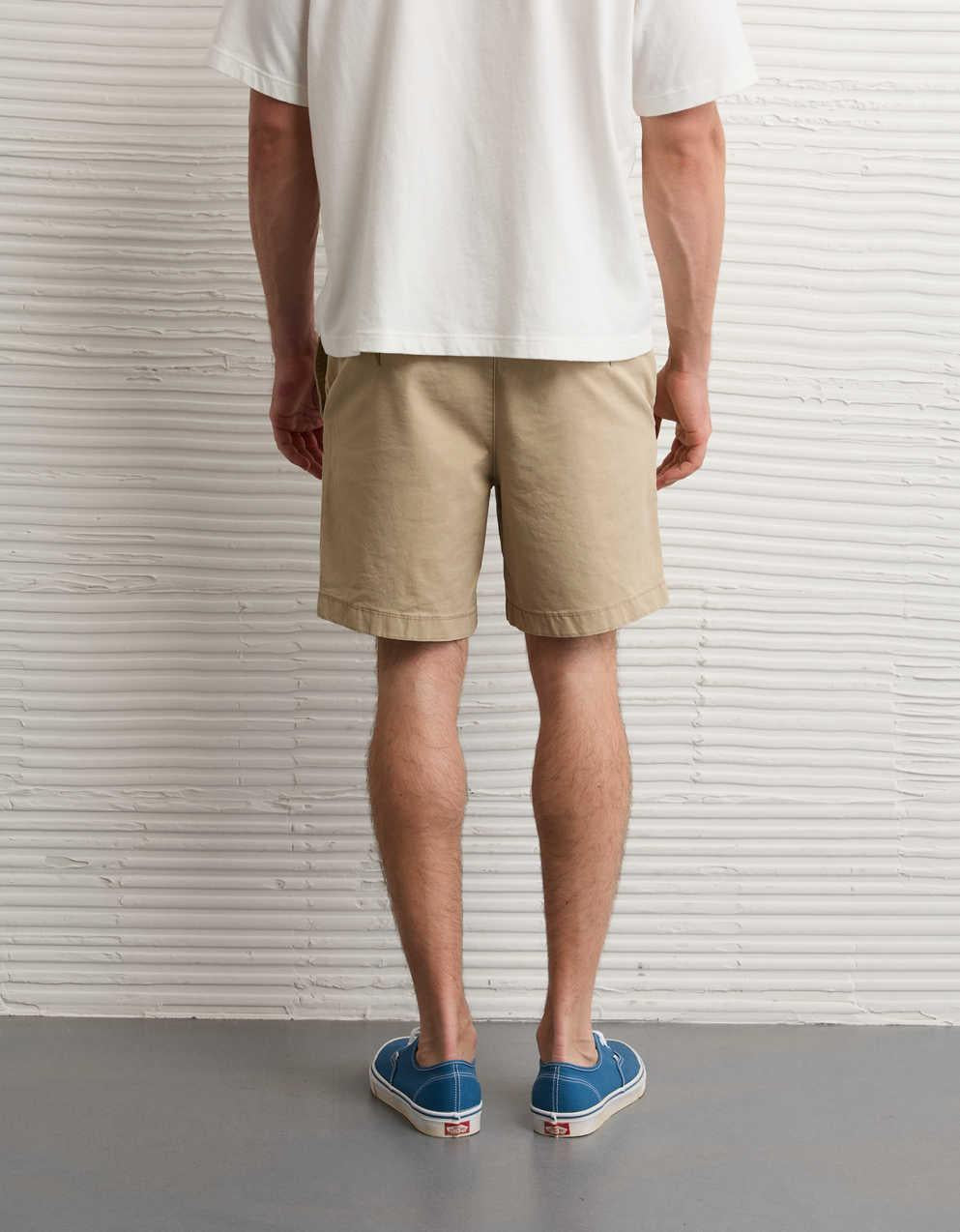 AE 7" Flex Lived-In Khaki Short