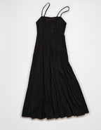 AE Knit Tie-Back Godet Midi Dress