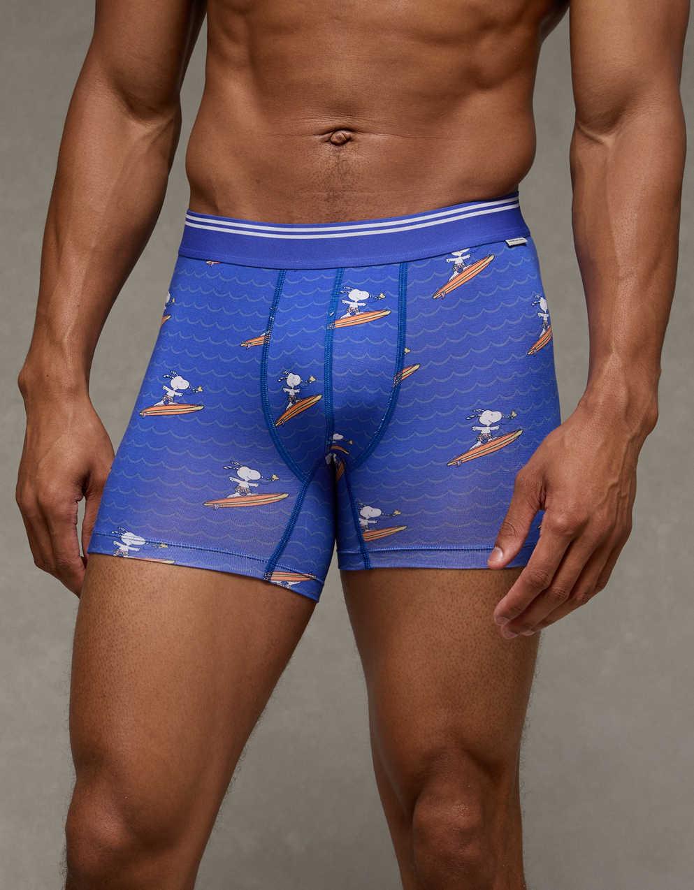 AEO Men's Snoopy 4.5" Ultra Soft Boxer Brief