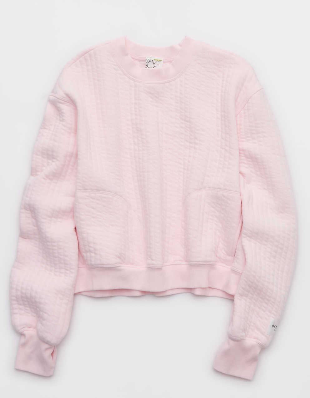 OFFLINE By Aerie Coffee Run Crewneck