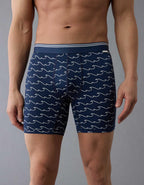 AEO Men's Wavy Stripes 6" Ultra Soft Boxer Brief