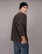 AE Oversized Long-Sleeve Heavyweight Pocket T-Shirt
