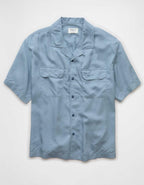 AE Relaxed Fit Short-Sleeve Camp Collar Shirt