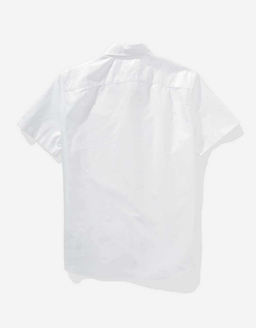 AE Short-Sleeve Slim Fit Button-Up Shirt