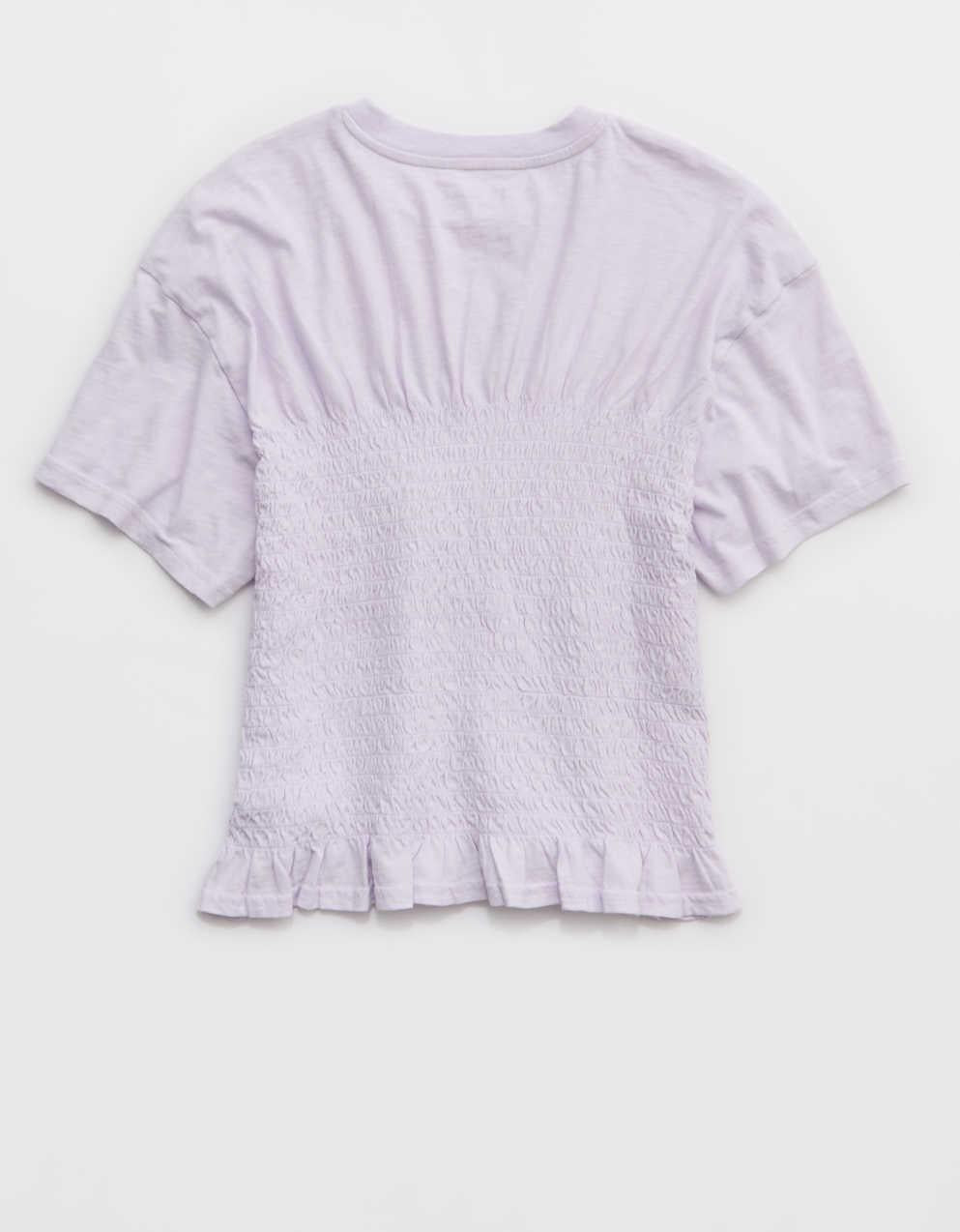 Aerie Smocked T-Shirt