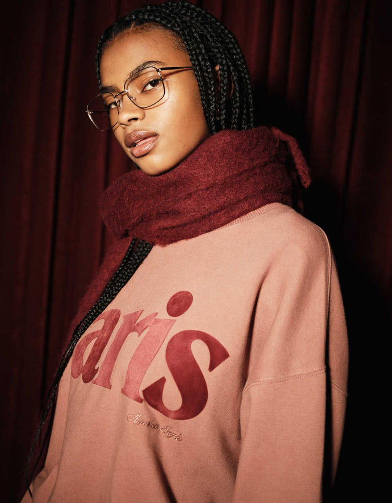 AE Graphic Crew Neck Sweatshirt