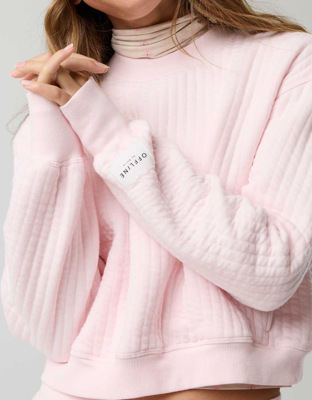 OFFLINE By Aerie Coffee Run Crewneck