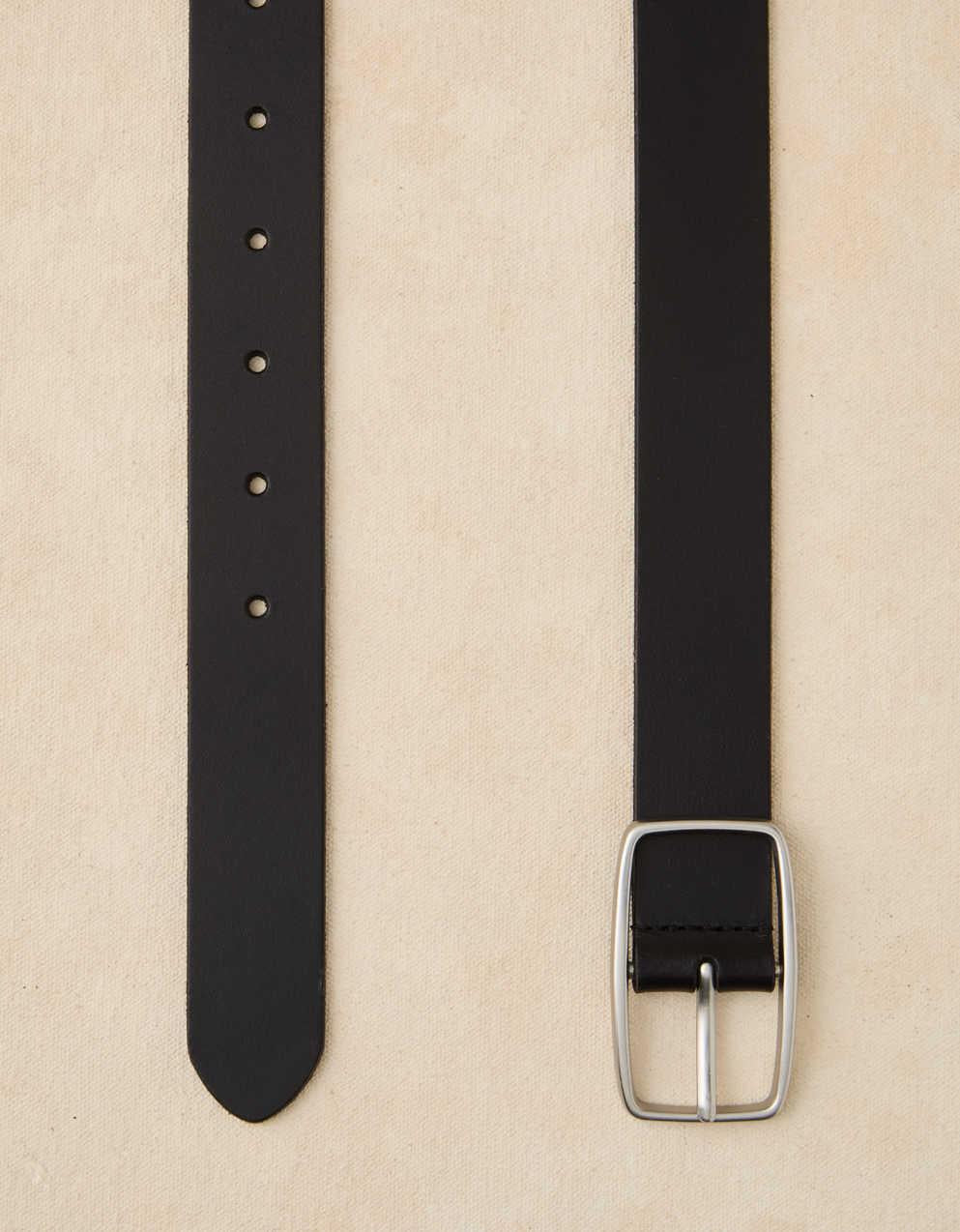 AE Rectangle Buckle Leather Belt