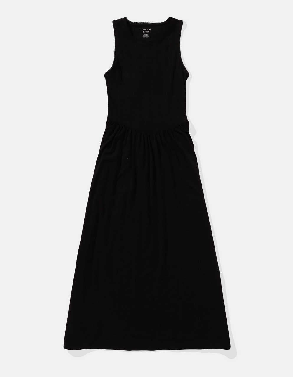 AE Pointelle Knit Midi Dress