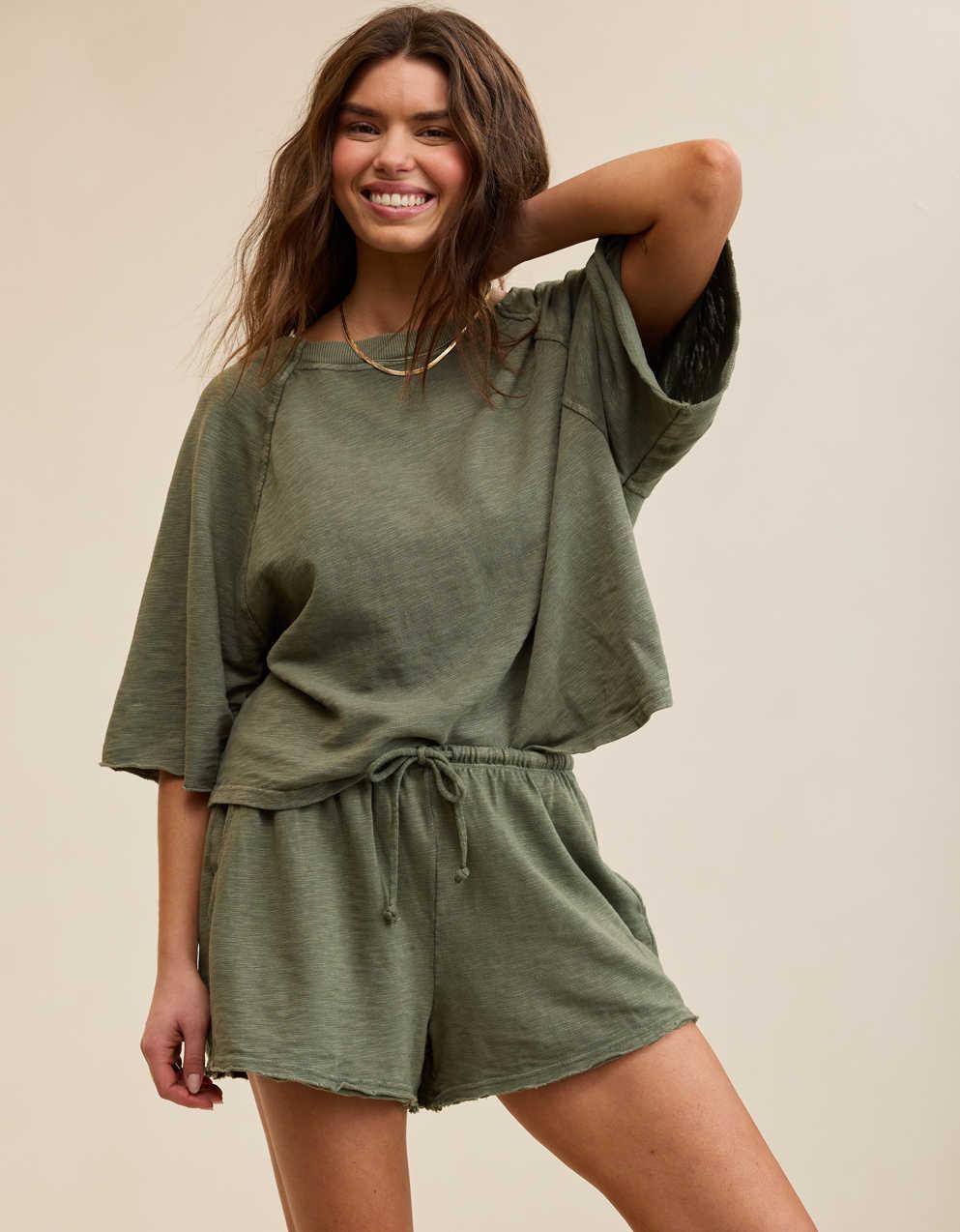 Aerie It's Casual Knit Slub Short