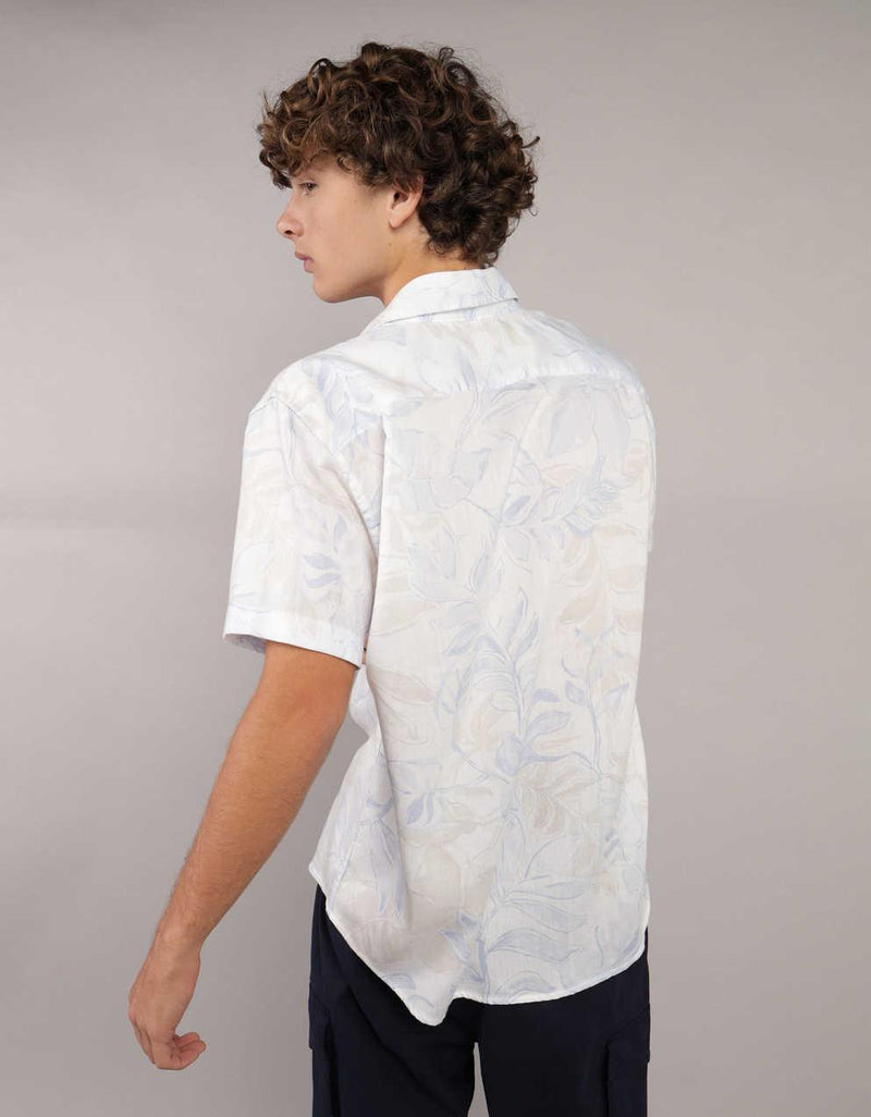 AE Poolside Tropical Button-Up Shirt