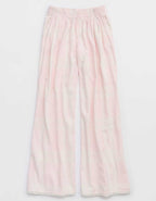 Aerie Checked Out Flannel Wide Leg Pant