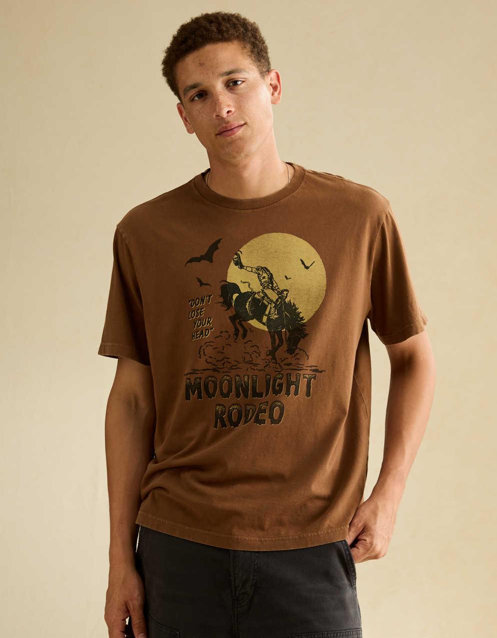 AE Standard Fit Halloween Graphic T-Shirt
