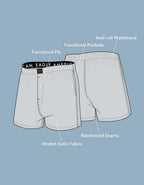 AEO Men's Satin Pocket Boxer Short