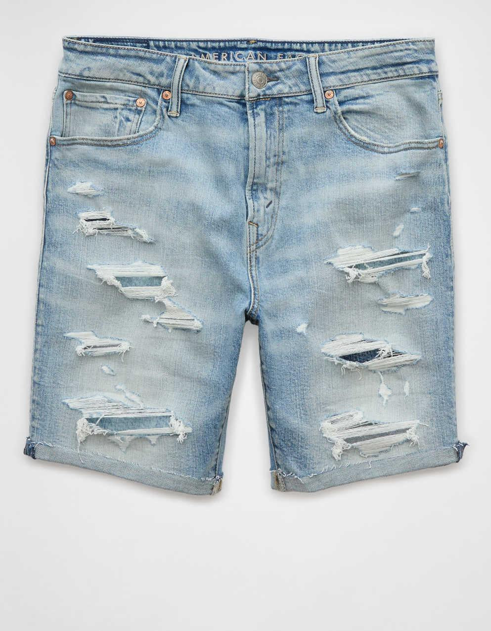 AE 9" EasyFlex Patched Denim Short