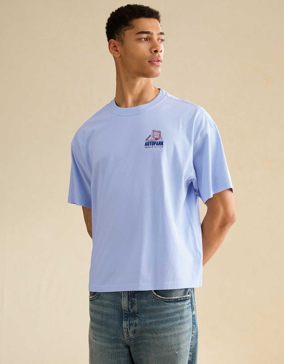 AE Boxy Fit Destination Graphic T-Shirt