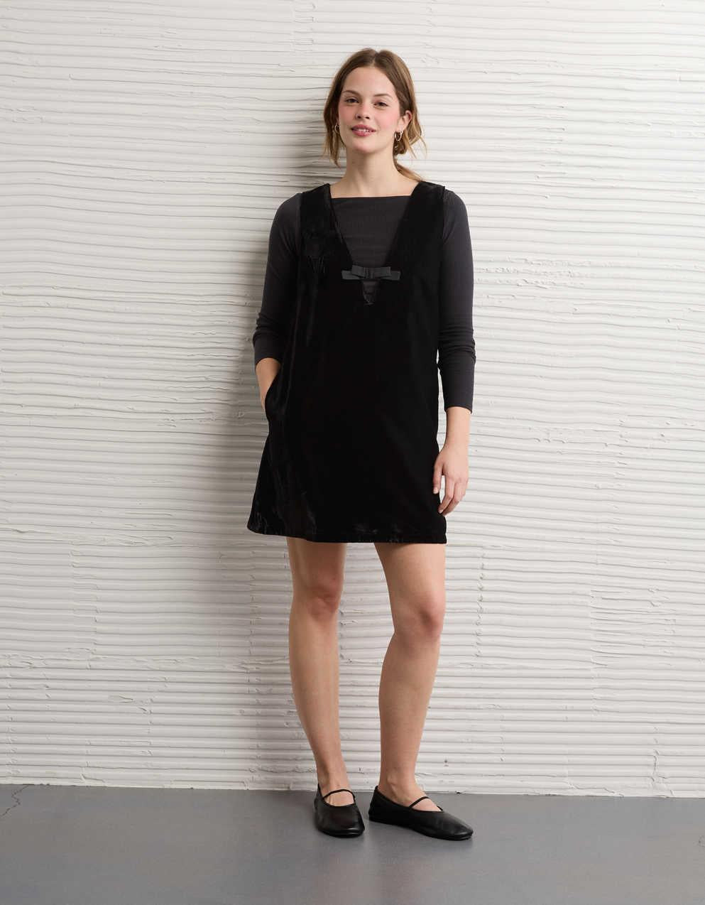 AE Velvet Mini Dress
