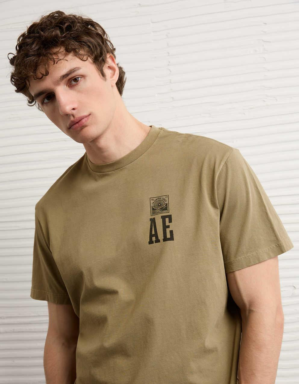 AE Standard Fit Graphic Logo T-Shirt