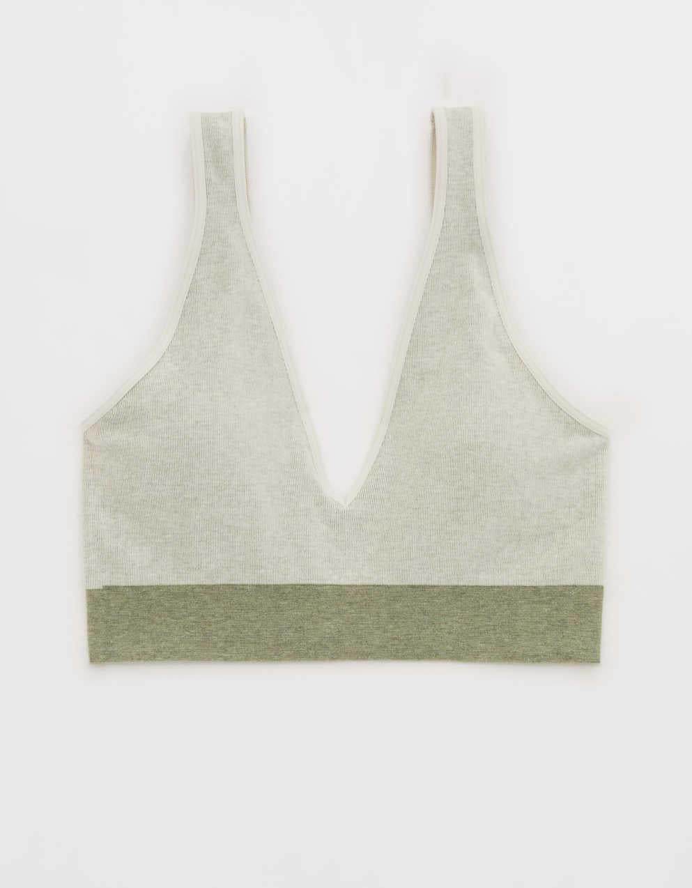 Superchill Cotton Seamless Plunge Bralette
