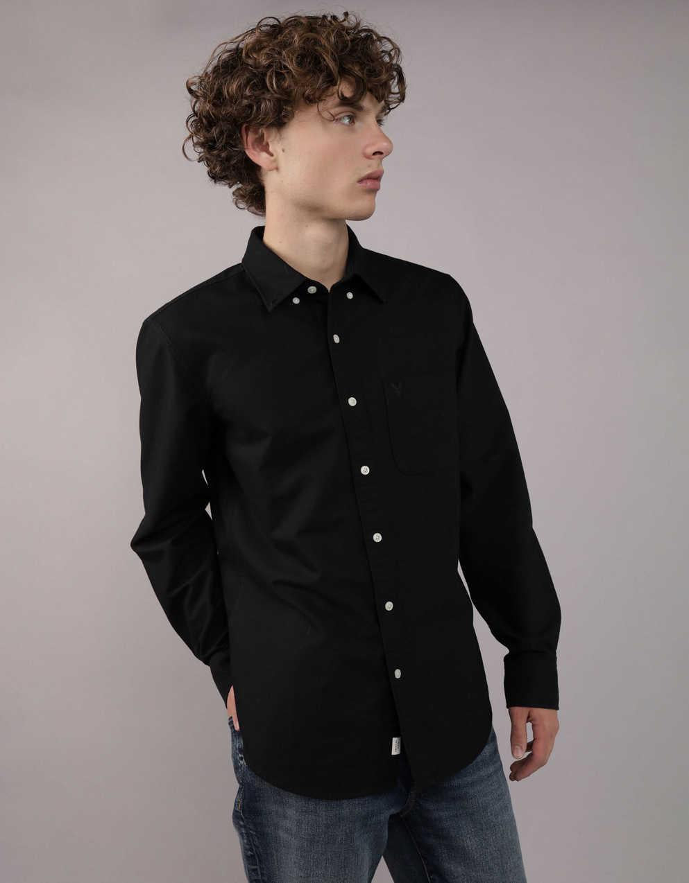 AE Everyday Slim Oxford Button-Up Shirt