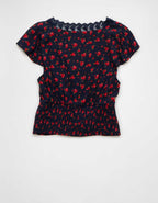 AE Lace Trim Blouse