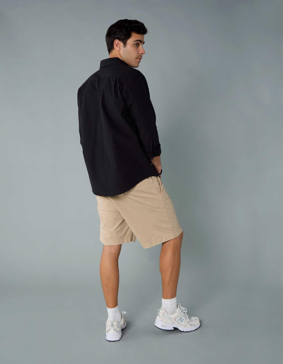AE 9" Flex Khaki Short