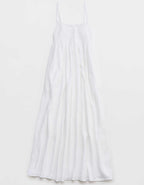 Aerie Gauzy Tie Back Maxi Dress
