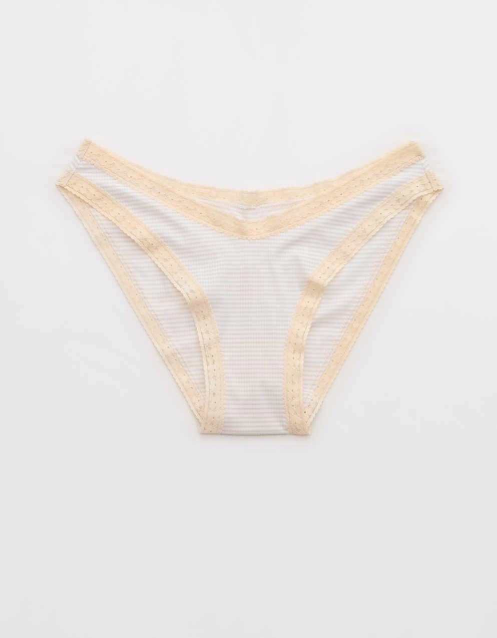 SMOOTHEZ Microfiber Lace Bikini Underwear