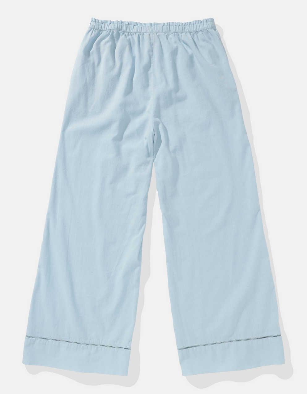 AE High-Waisted Linen-Blend Pull-On Pant