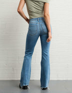AE Next Level Ripped Super High-Waisted Flare Jean
