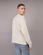 AE Oversized Long-Sleeve Elevated Logo Graphic Thermal T-Shirt