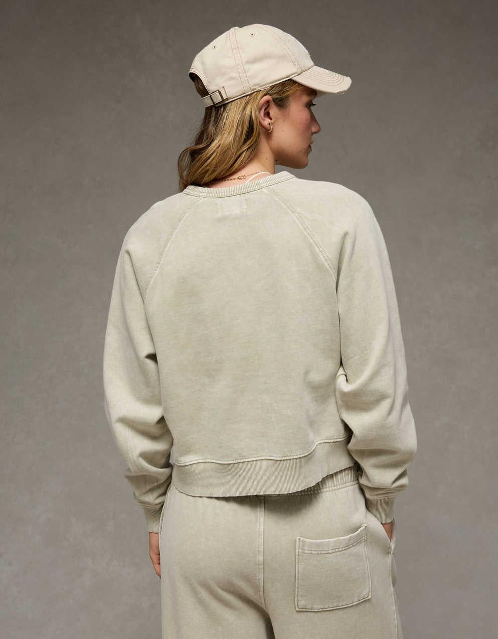 AE Cropped Raglan Sweatshirt