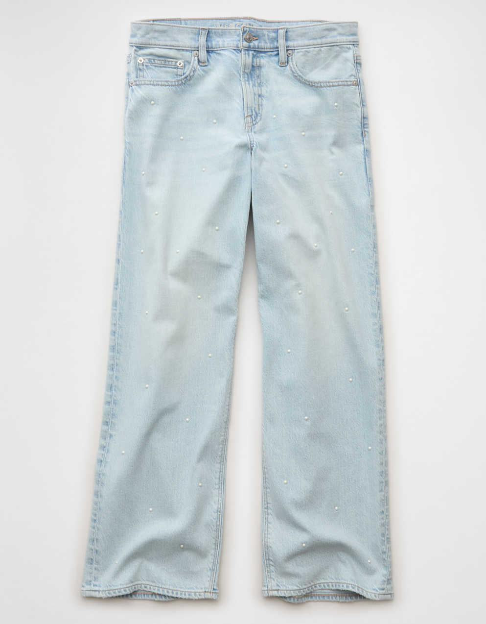 AE Embellished Strigid High-Waisted Stovepipe Jean