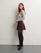 AE Mid-Rise Belted It Knit Skort